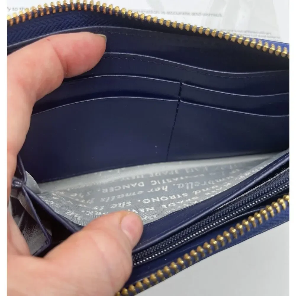 Kate Spade Authenticated‎ Cedar Street Cosmic Blue Ombre Patent Nisha Wallet